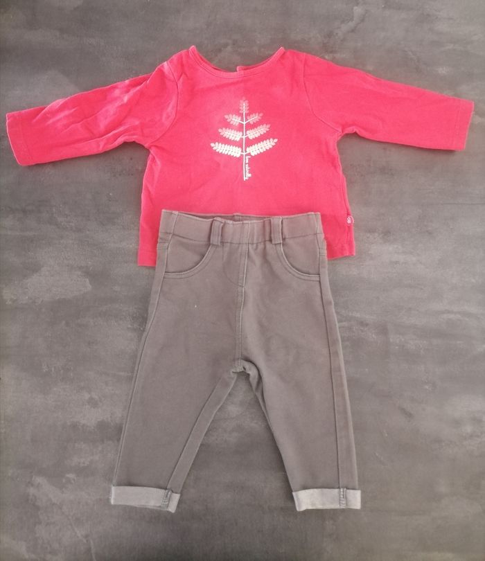 Ensemble fille 6 mois