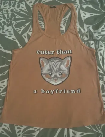 Débardeur imprimé chat Undiz – Taille M