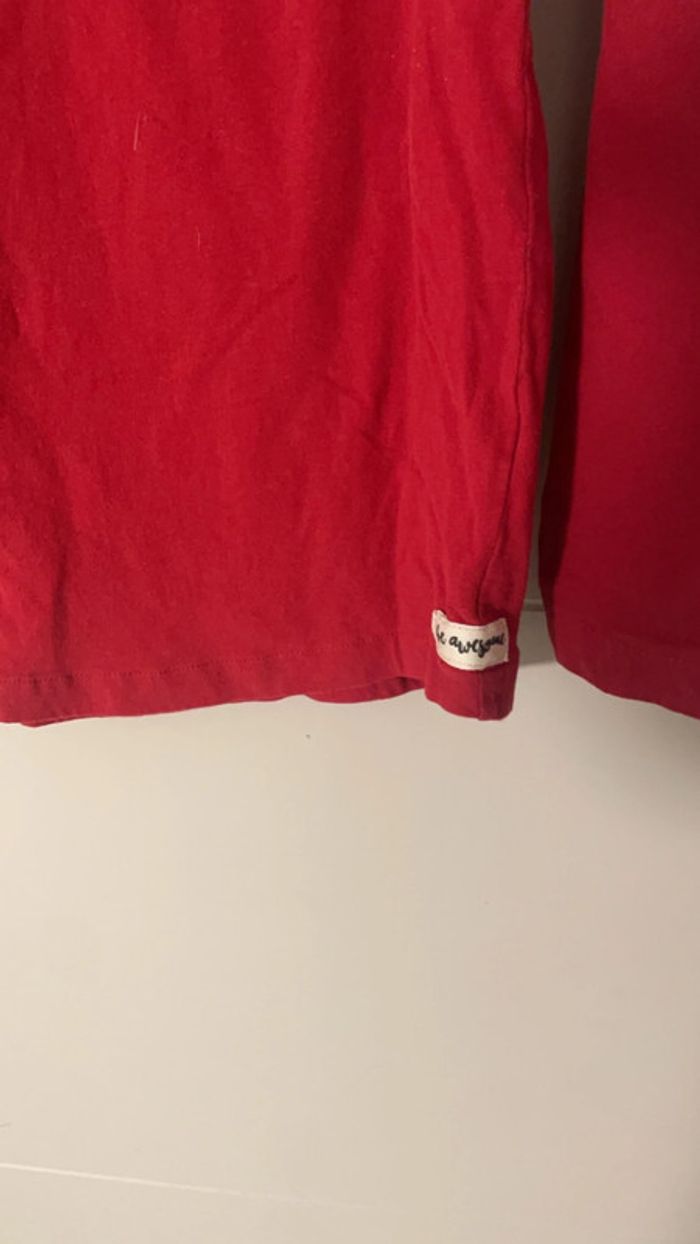Sous-pull Zara rouge – taille 11/12, très bon état - photo numéro 2