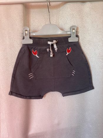 Short saroual gris crabe 2 ans kiabi