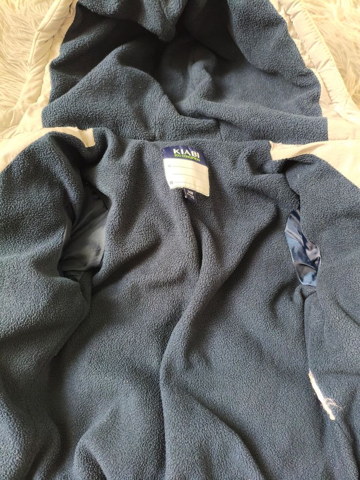 Doudoune garçon gris  avec capuche 24 mois Kiabi - photo numéro 5