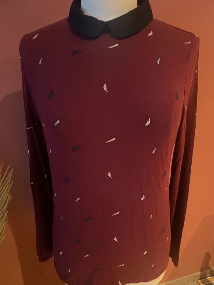 Blouse col Claudine Kiabi T42/44 - photo numéro 3