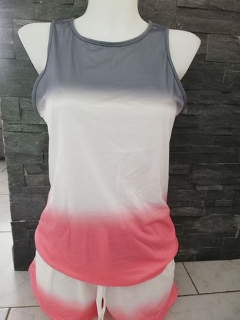 Ensemble tee shirt short