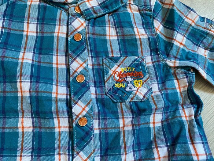 Chemise à carreaux 18 mois - photo numéro 3
