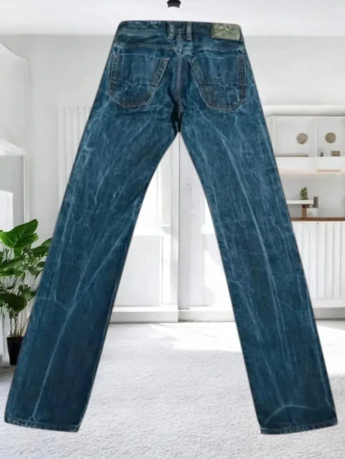 Jean Diesel koolter ,coupe slim regular tapered ,taille haute ,100 % coton - photo numéro 9