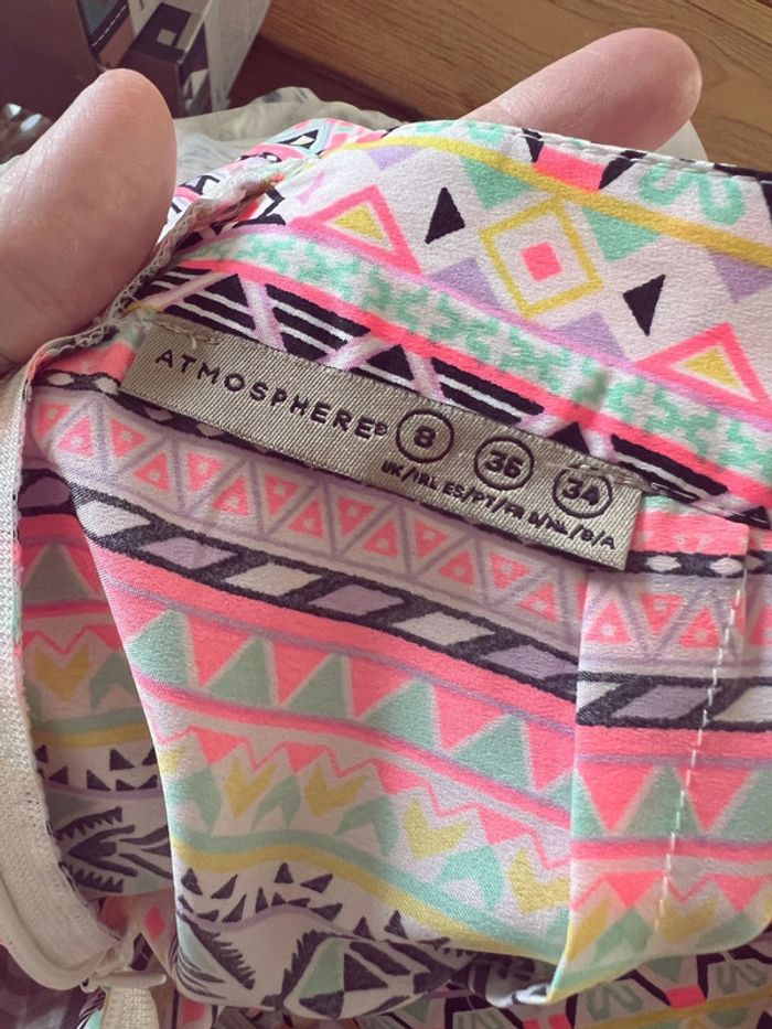 Short portefeuille coloré primark motif multicolore 34/36 - photo numéro 4