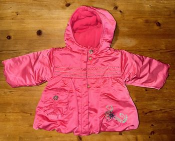 Blouson doublé fille rose Marese
