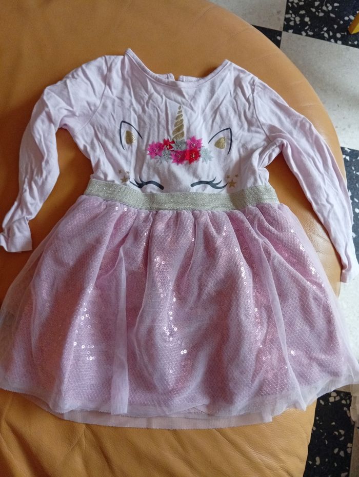 Robe fille paillettes