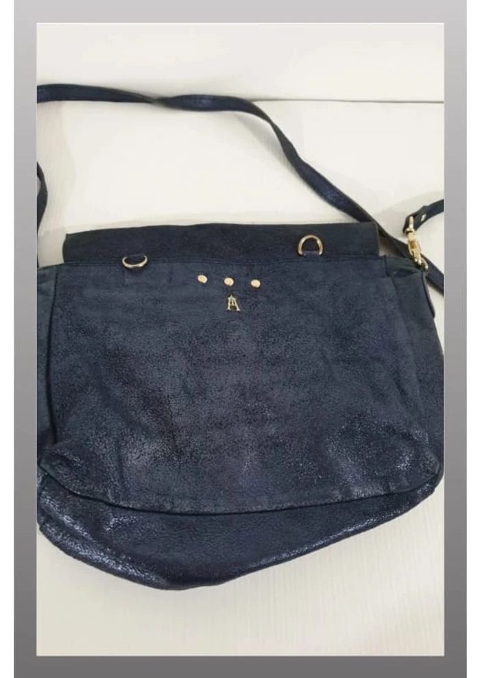 sac Craie bleu paillette 30x22 cm - photo numéro 2