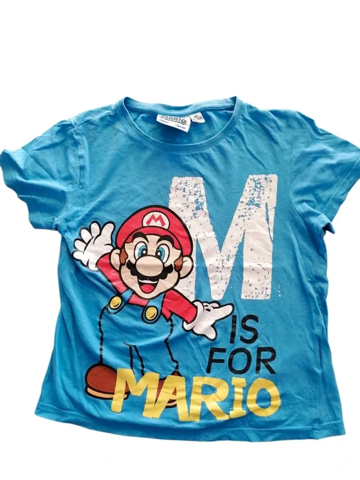 Tee shirt Mario 8 ans
