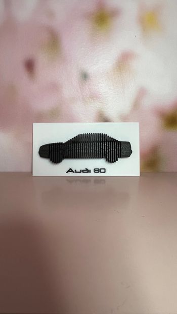 Sculpture en couches Audi 80