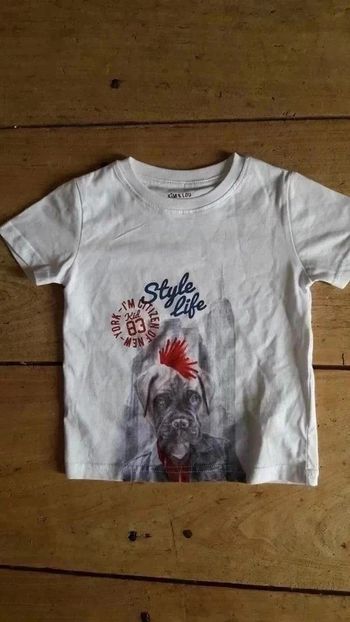 T shirt garçon Kim et Lou 4 ans neuf sans étiquette