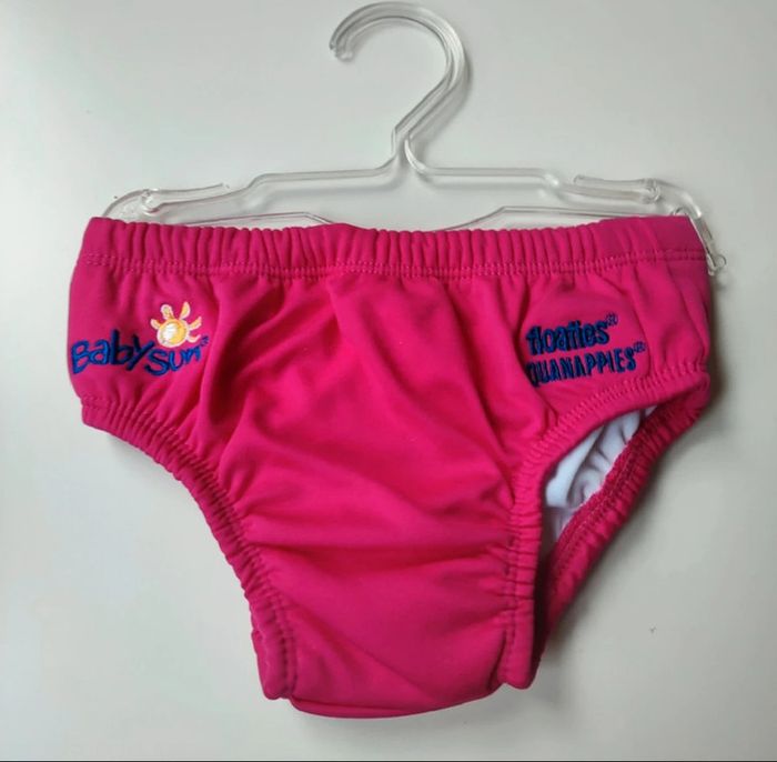 Maillot de bain rose pour bébé de 3-6 mois, Floaties