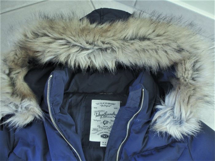 Doudoune bien chaude bleu marine femme TKY – Taille XS - photo numéro 3