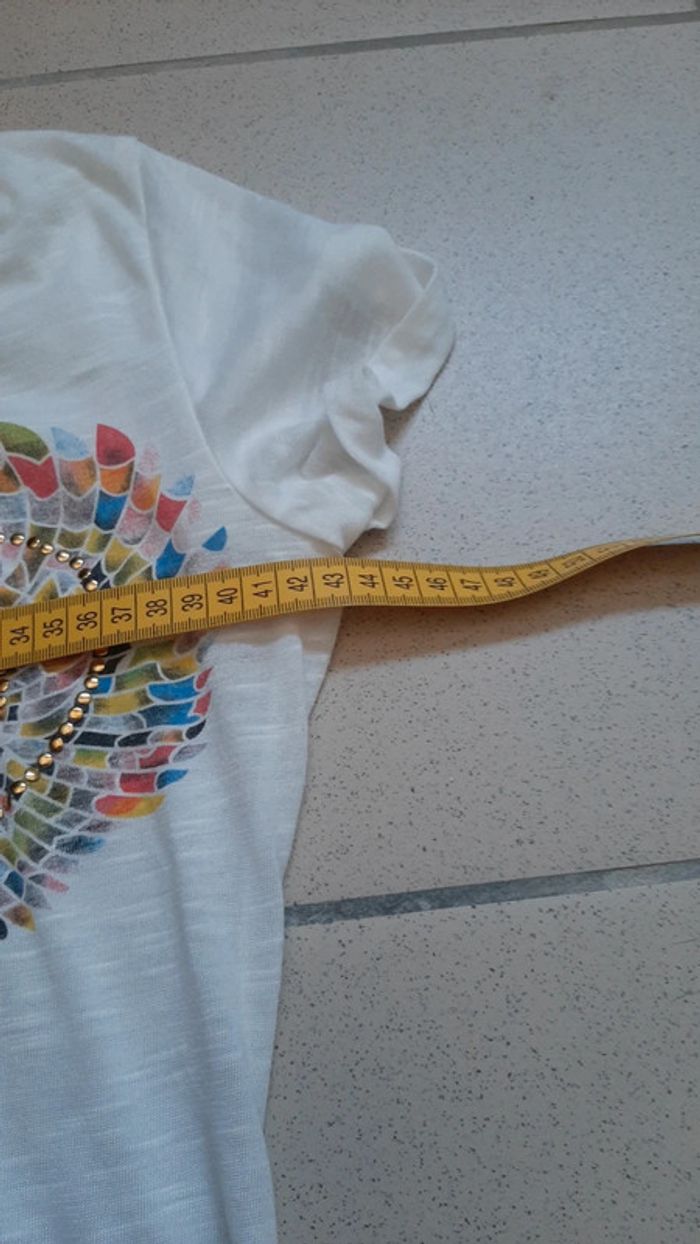 T shirt femme dessin aigle taille 38 - photo numéro 5