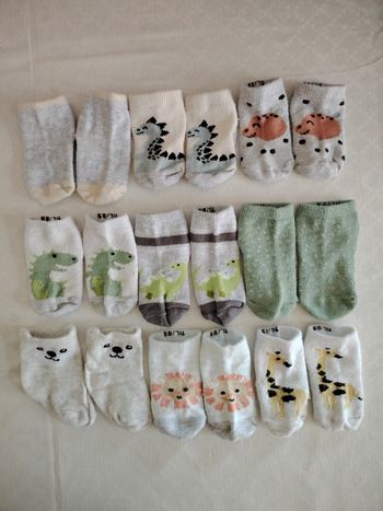 Lot de 9 paires de chaussettes bébé