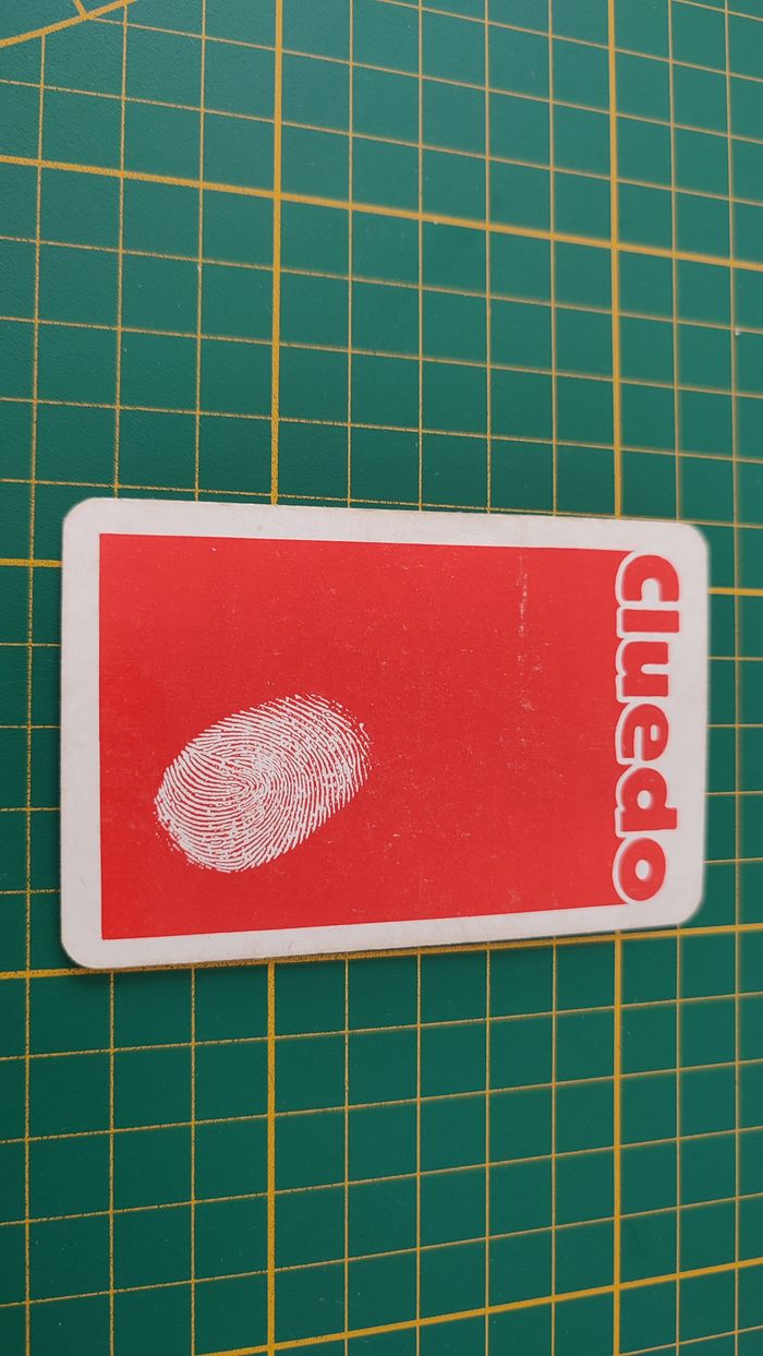 Carte studio en l'état Cluedo miro-meccano pièce détachée jeu de société #E26 - photo numéro 2