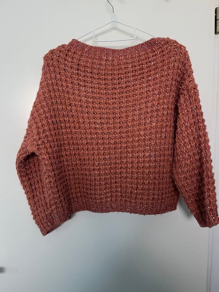 Pull crochet femme en laine - photo numéro 3
