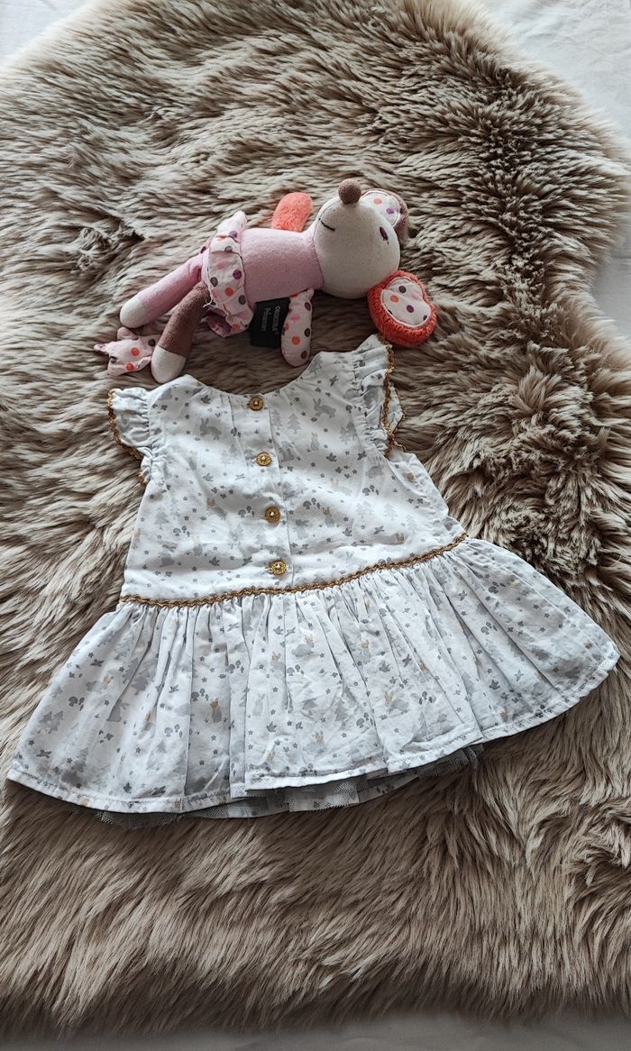 Robe blanche argent orchestra 1 mois - photo numéro 2