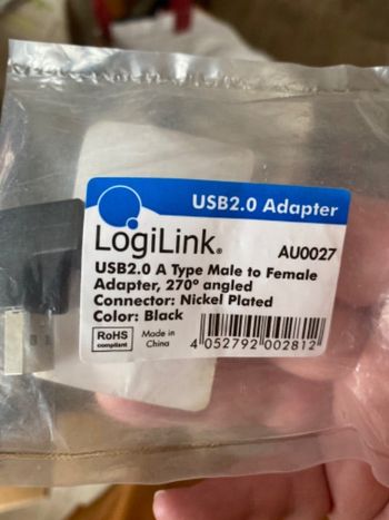 Adaptateur USB mâle femelle