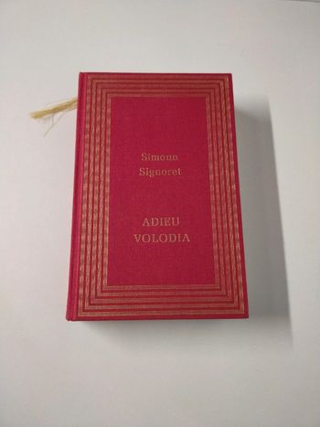 Livre Simone Signoret adieu Volodia