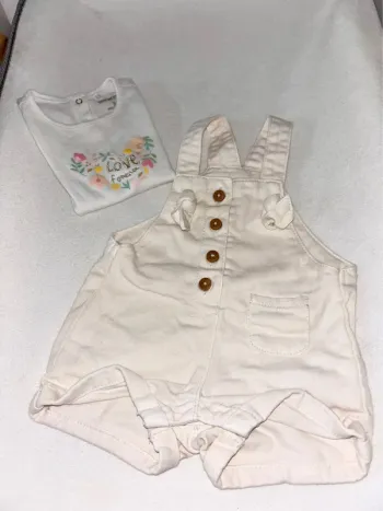 Ensemble d’été bébé fille taille 6mois