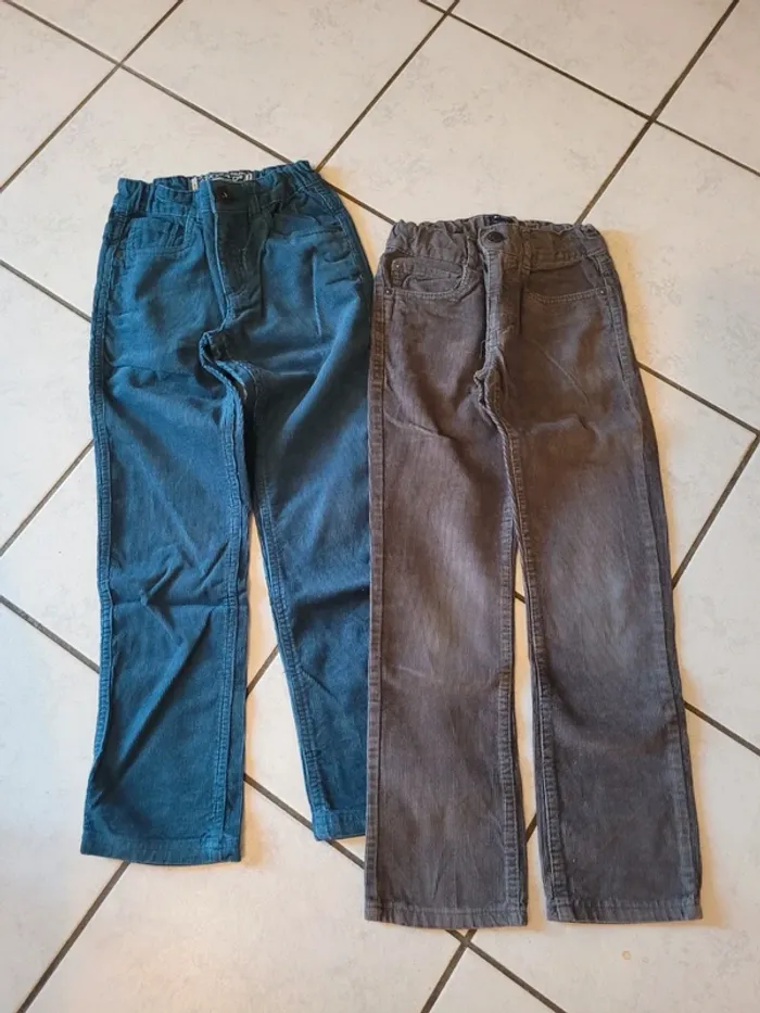 Lot pantalons velours garçon - photo numéro 6