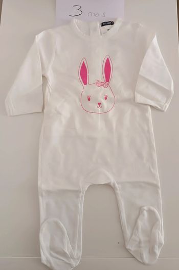 Pyjama lapin Kiabi 3 mois