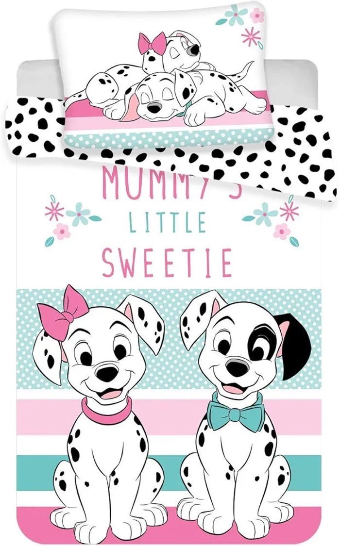 Parure de lit bébé 100x135 - Dalmatiens