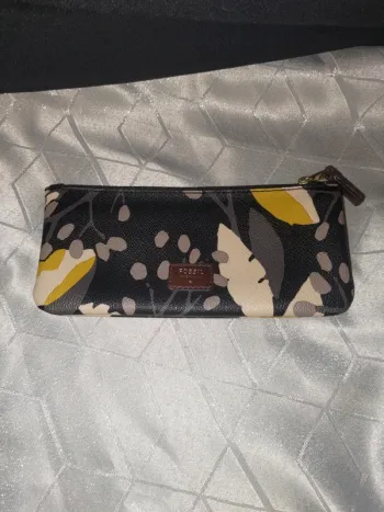 Trousse de rangement Fossil en cuir