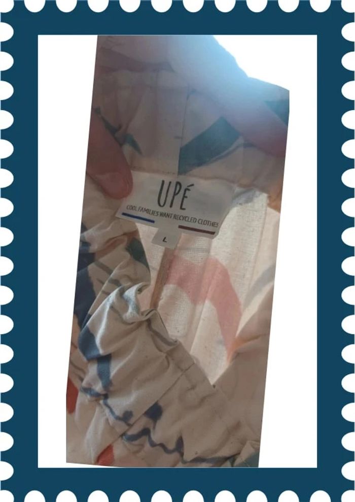 Magnifique pantalon carotte UPÉ taille L - photo numéro 5