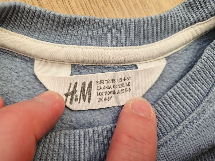 Sweat bleu ciel dinausore H&M 5 ans - photo numéro 10