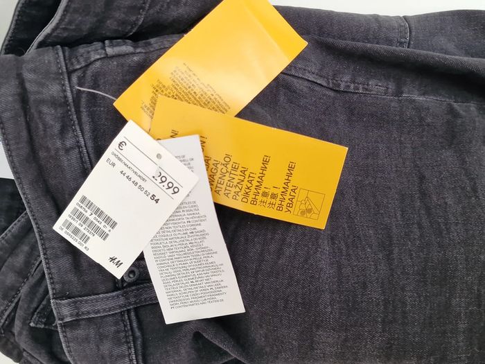 Short En Jeans Délavé Noir - photo numéro 12