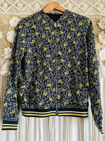 Gilet bomber imprimée taille S