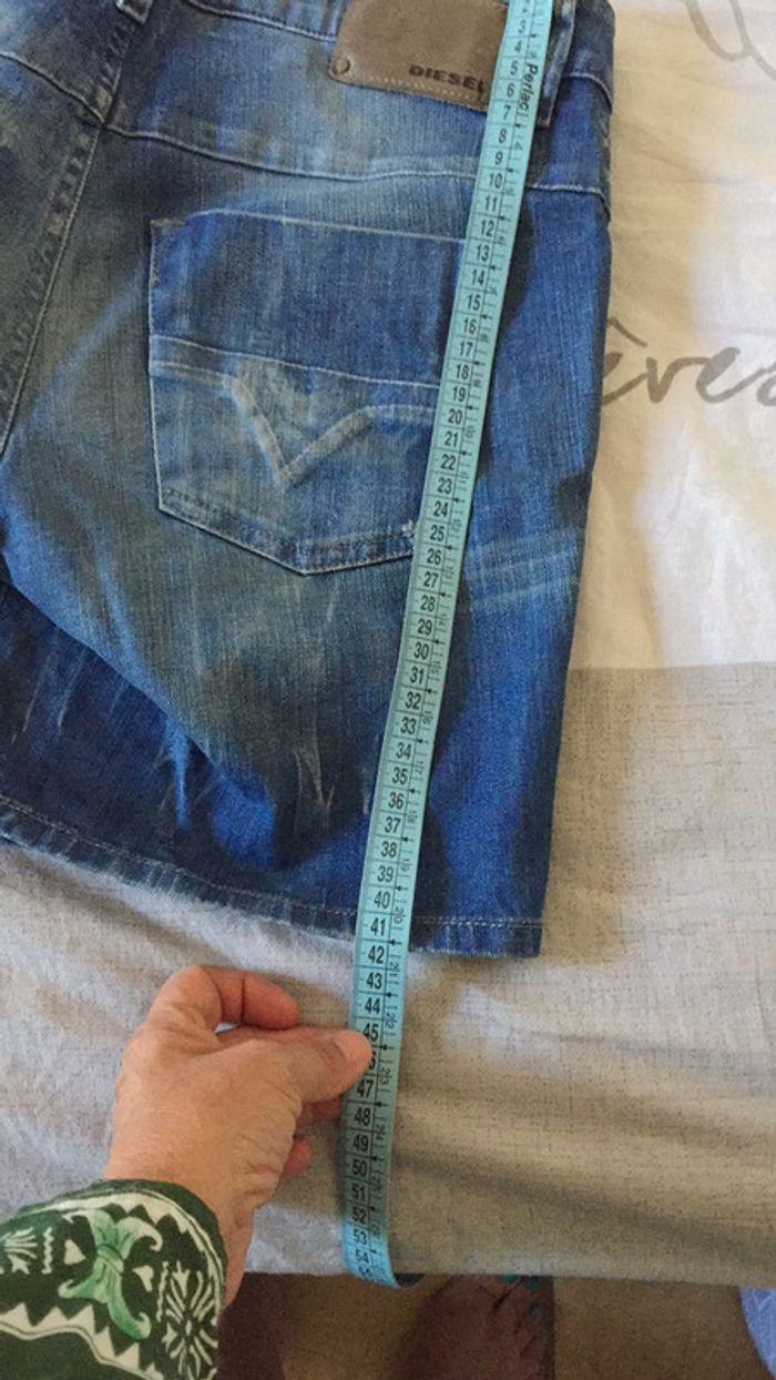 Bermuda short jean Diesel 26 - photo numéro 4