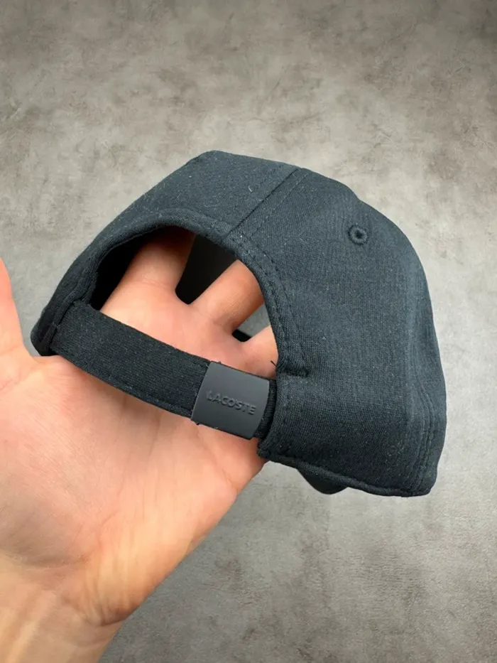Casquette Lacoste Noir Neuve - photo numéro 4