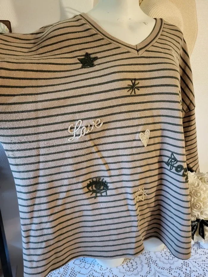 Pull rayures - photo numéro 2