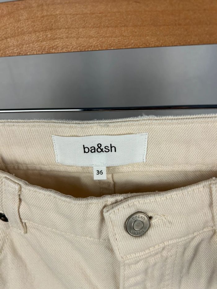Pantalon taille haute crème Ba&sh 36 Neuf - photo numéro 4