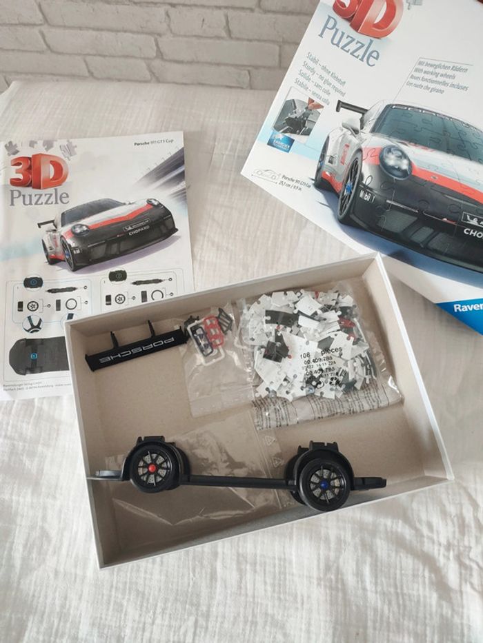 Puzzle 3D Véhicules Porsche 911 GT3 Cup - photo numéro 3