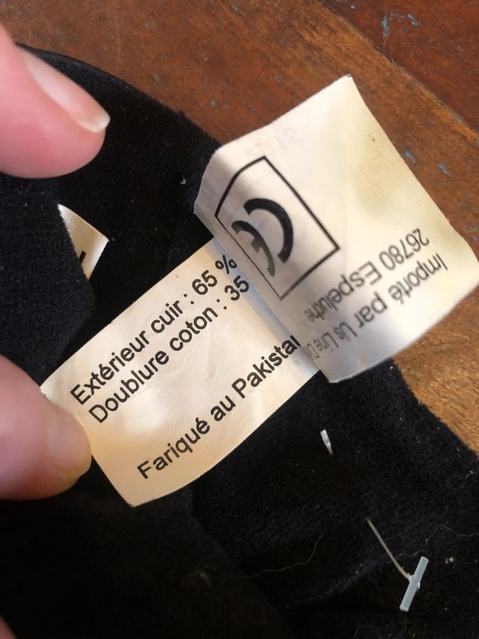 Gants en cuir neufs T.L - photo numéro 4