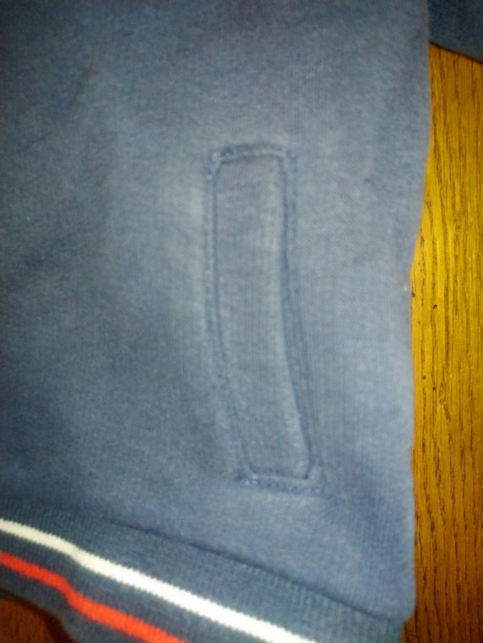 Joli gilet bleu et rouge Orchestra taille 12 mois - photo numéro 5