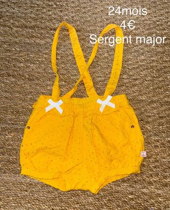 Short à bretelle sergent Major