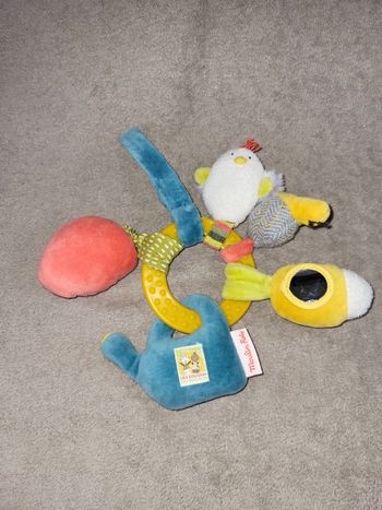 Anneau Hochet poussin Moulin roty