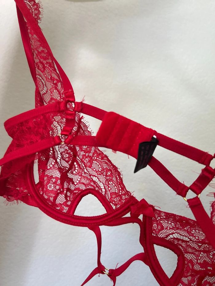 Ensemble lingerie Hunkemoller - rouge - photo numéro 4