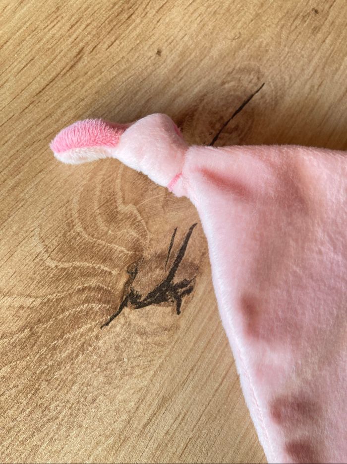 Doudou lapin rose - photo numéro 3