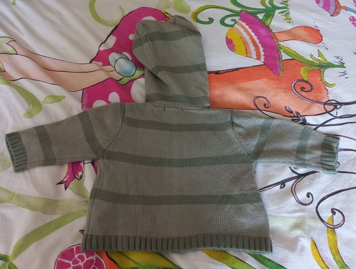 Gilet  à capuche garçon 6mois - photo numéro 2