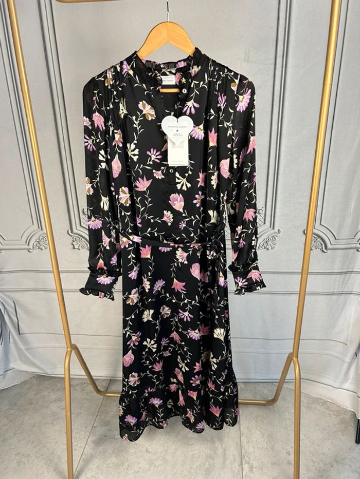Robe longue Noir Fabienne Chapot T34 neuve