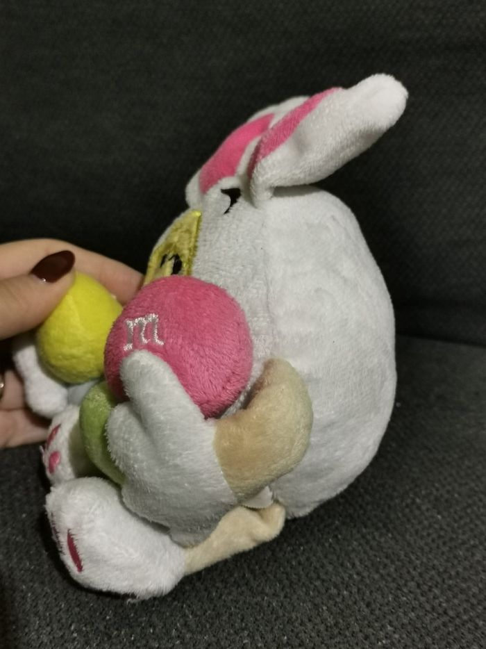 Peluche M&ms jaune pâques - photo numéro 4