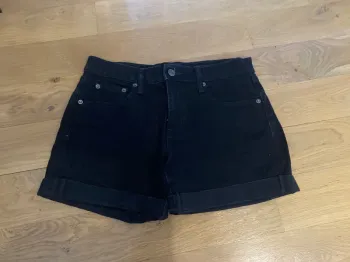 Short en jean noir gap régular en 27