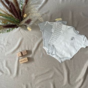 Lot de 3 body 6 mois - Mixte